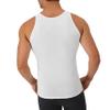 Hanes Men's Cotton Tank Undershirts Pack, Moisture-Wicking Ribbed Tanks, lightweight, White 6-pack, Medium view 4