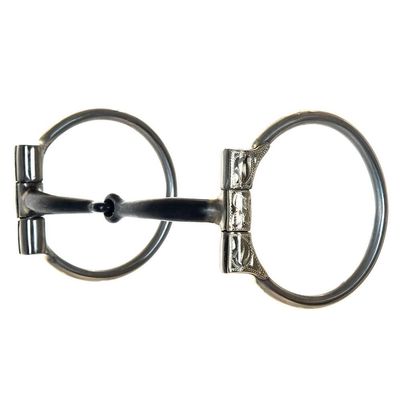 Aime Imports Western SS Silver Sweet Copper Inlay D-Ring bit