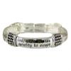 4030845 Serenity Prayer Stretch Bracelet AA Prayer 12 Step God Grant Me Wisdom Celebrate Recovery view 1
