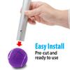 Top Glides Precut Walker Tennis Ball Glides (Purple) view 3