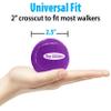 Top Glides Precut Walker Tennis Ball Glides (Purple) view 4