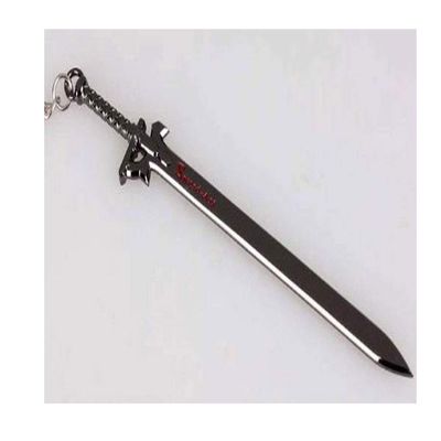 Cosplay_Rim Sword Art Online SAO Kirito Costume Cosplay Black Sword Keychain