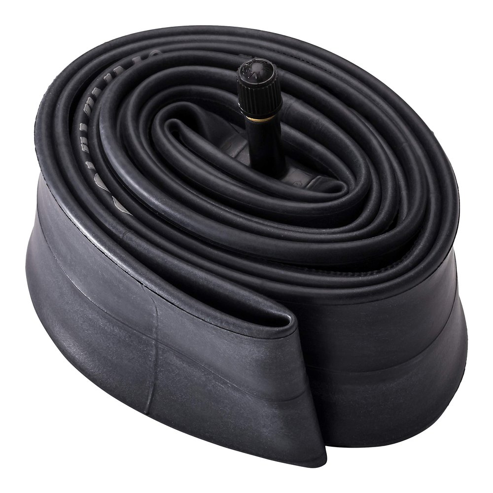 Mongoose Fat Tire Bike Tube, Inner Tubes with Schrader Valve, Fits 20" / 24" / 26" / 27.5" Bicycle Tires, Heavy-Duty Rubber, Easy Inflation, 1-Pack Replacement Tire Tube