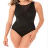 Miraclesuit Women's Swimwear Illusionists Palma One Piece Swimsuit, Black, 14 view 2