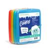 Cool Coolers By Fit & Fresh 4 Pack Slim Ice Packs, Quick Freeze Space Saving Reusable Ice Packs for Lunch Boxes or Coolers, Multi Colored, Single Pack view 1