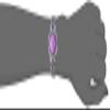 Armitron Women's 75/3689VMDG Purple Genuine Crystal-Accented Gunmetal Bracelet Watch view 4