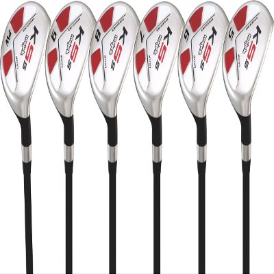 Senior Mens Majek Golf All Hybrid Partial Set, which Includes: #5, 6, 7, 8, 9, PW Senior Flex Right Handed New Utility A Flex Club