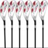 Senior Mens Majek Golf All Hybrid Partial Set, which Includes: #5, 6, 7, 8, 9, PW Senior Flex Right Handed New Utility A Flex Club view 1
