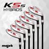 Senior Mens Majek Golf All Hybrid Partial Set, which Includes: #5, 6, 7, 8, 9, PW Senior Flex Right Handed New Utility A Flex Club view 2