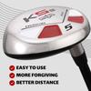 Senior Mens Majek Golf All Hybrid Partial Set, which Includes: #5, 6, 7, 8, 9, PW Senior Flex Right Handed New Utility A Flex Club view 4