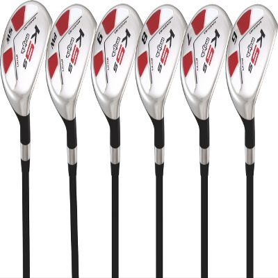 Senior Mens Majek Golf All Hybrid Partial Set, which Includes: #6, 7, 8, 9, PW +SW Senior Flex Right Handed New Utility A Flex Club