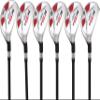 Senior Mens Majek Golf All Hybrid Partial Set, which Includes: #6, 7, 8, 9, PW +SW Senior Flex Right Handed New Utility A Flex Club view 1