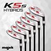 Senior Mens Majek Golf All Hybrid Partial Set, which Includes: #6, 7, 8, 9, PW +SW Senior Flex Right Handed New Utility A Flex Club view 2