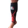 UNBROKENSHOP Cross Fit Shin Guard Calf Compression Sleeve 7mm, Weightlifting, Deadlift, Rope Climb, Box Jumps for Men Women, Single (Red) [S/M] view 2