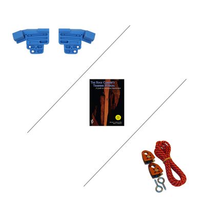 TRANGO Rock Prodigy Training Center Hangboard, Elite Package
