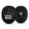 Title Boxing Punch Mitts 2.0, Black - Boxing Pads, Muay Thai Pads, MMA Equipment, Kickboxing - 6.5 * 6 * 1" view 1
