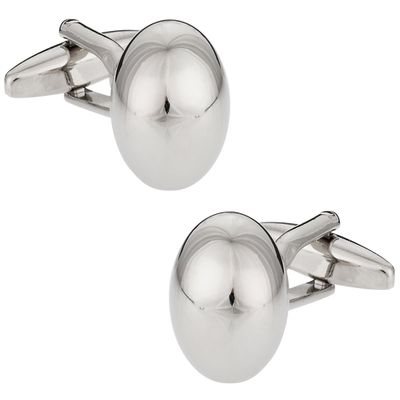 Cuff-Daddy Silver Ball Cufflinks with Presentation Box