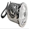 Harley-Davidson HD Classic Willie G Skull with Black Flames Ride Bell, Silver view 2