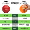GoSports 90 mm Soft Bocce Set Includes 8 Weighted Balls, Pallino and Case, Play Indoors or Outdoors view 3