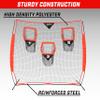 GoSports 8 ft x 8 ft Football Throwing Net - Improve QB Throwing Accuracy view 4