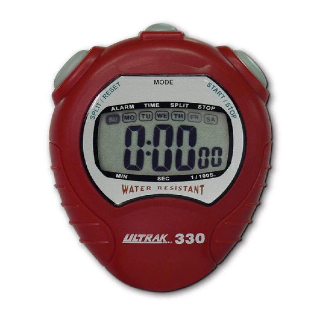 Ultrak Jumbo Display Cumulative Timer Stopwatch Red