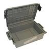 MTM ACR4-18 Ammo Crate Utility Box-Carry up to 65lbs of gear-Stackable design, double padlock for security - Water-resistant O-ring seal - Army Green view 2