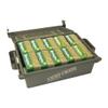 MTM ACR4-18 Ammo Crate Utility Box-Carry up to 65lbs of gear-Stackable design, double padlock for security - Water-resistant O-ring seal - Army Green view 3