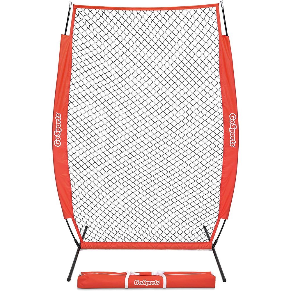 GoSports 7 ft x 4 ft I Screen - Baseball & Softball Pitcher Protection Net, Must-Have for Safe Training