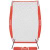 GoSports 7 ft x 4 ft I Screen - Baseball & Softball Pitcher Protection Net, Must-Have for Safe Training view 1