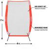 GoSports 7 ft x 4 ft I Screen - Baseball & Softball Pitcher Protection Net, Must-Have for Safe Training view 2