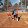 GoSports 7 ft x 4 ft I Screen - Baseball & Softball Pitcher Protection Net, Must-Have for Safe Training view 3