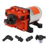 SEAFLO 43-Series Water Pressure Diaphragm Pump - 12V DC, 3.0 GPM, 55 PSI with Adjustable Pressure Switch, Self-Priming, UL & CSA Certified, Quick Attach - For RV, Boat, and Off-Grid Applications view 1