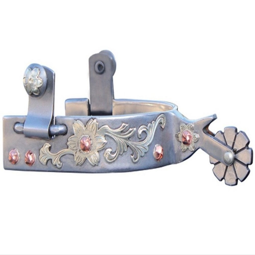 Professional's Choice Floral 8pt Ladies Spurs