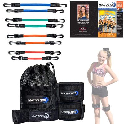 Kinetic Bands Dance Leg Resistance Bands and Flexibility Strap Training Kit  Ballet Dancer Body Conditioning, Strength, Endurance  Digital Training Download