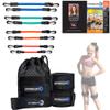 Kinetic Bands Dance Leg Resistance Bands and Flexibility Strap Training Kit  Ballet Dancer Body Conditioning, Strength, Endurance  Digital Training Download view 1
