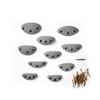 Escape Climbing 10 Screw-On Jugs | Premium Plastic Rock Climbing Holds Designed for Beginners | Ideal Holds for Kids Climbing Wall | Easy To Install | Installation Hardware Included view 1