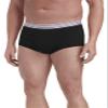 Harbor Bay by DXL Men's Big and Tall 3-pk Color Briefs Black 3XL view 2