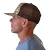 Realtree Camo Flat Bill Hunting Camouflage Trucker Cap Hat (RT Edge) Mesh Back, Snapback, High Crown, Sweatband, 6-Panel, Bendable Bill Wear Flat or Curved view 3