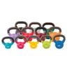 Body Sport Cast Iron Vinyl Coated Kettlebell, 30 lb. - Professional Weight Training Equipment for Home & Gym Workouts (Dark Red) view 2