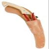 Weaver Leather Arborist Curved Back Curved Saw Scabbard with Pruner Pouch, Tan view 1