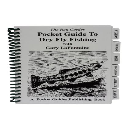 Pocket Guides Men's Dry Fly Fishing, White/Black, Extra Large