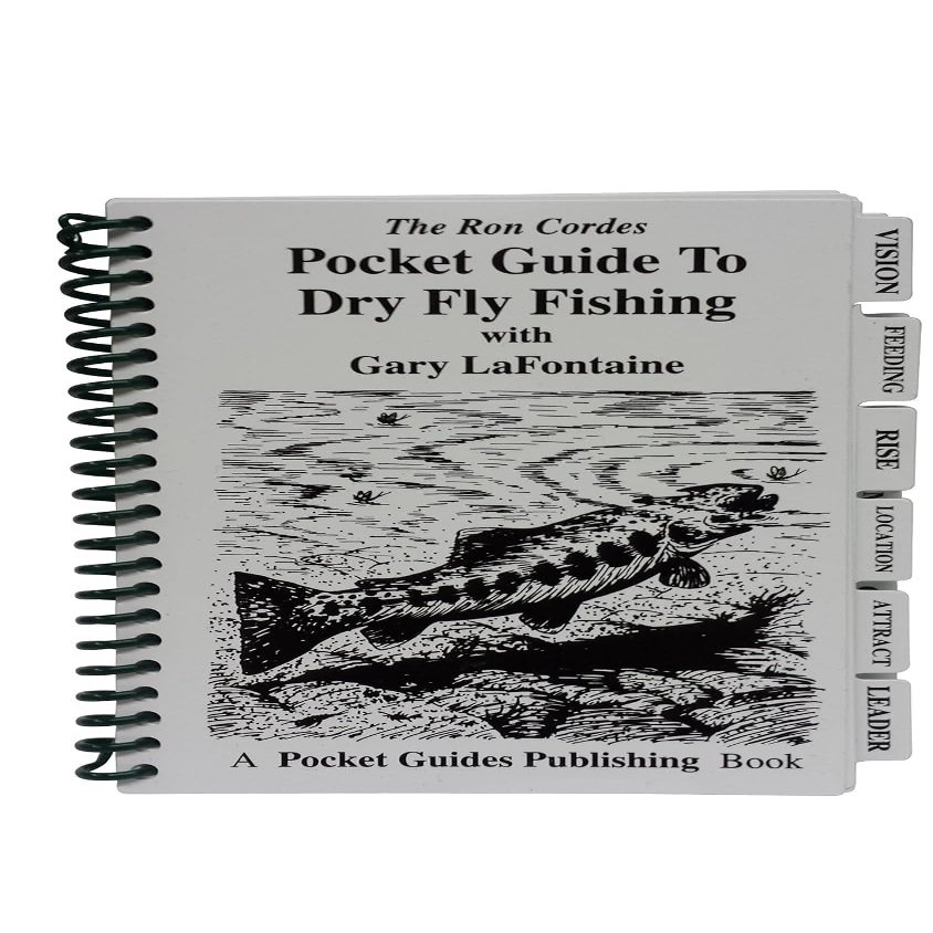 Pocket Guides Men's Dry Fly Fishing, White/Black, Extra Large