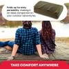 Olive Drab Green Warm Fire Retardant Blanket, 66" x 90" (80% Wool)-US Military Style view 2