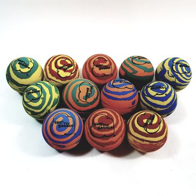 SKY Bounce Multi Color (Rainbow) Tie Dye Handball Set of 12 (1 Dozen) Balls