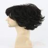 Topcosplay Men's Wigs Black Short Wavy Shaggy Style Layered Cosplay Halloween Costumes Male Wig view 4