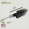 Sea-Lect Designs Kayak Adjustable Footbrace w/Rudder Control (Black) view 2