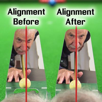 Teaching Aid for Pool, 9 Ball, Snooker & Billiards - for a Better Cue Action Watch Video. NO TARIFFS for USA Buyers.