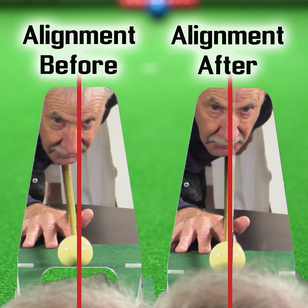 Teaching Aid for Pool, 9 Ball, Snooker & Billiards - for a Better Cue Action Watch Video. NO TARIFFS for USA Buyers.