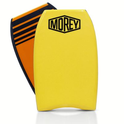 MOREY Mini Boogie Board 21 for Kids. Strong Core Body Boards for Beach with Comfortable Deck. Bodyboard Built with HDPE Slick for Bottom Speed (2026 Model)