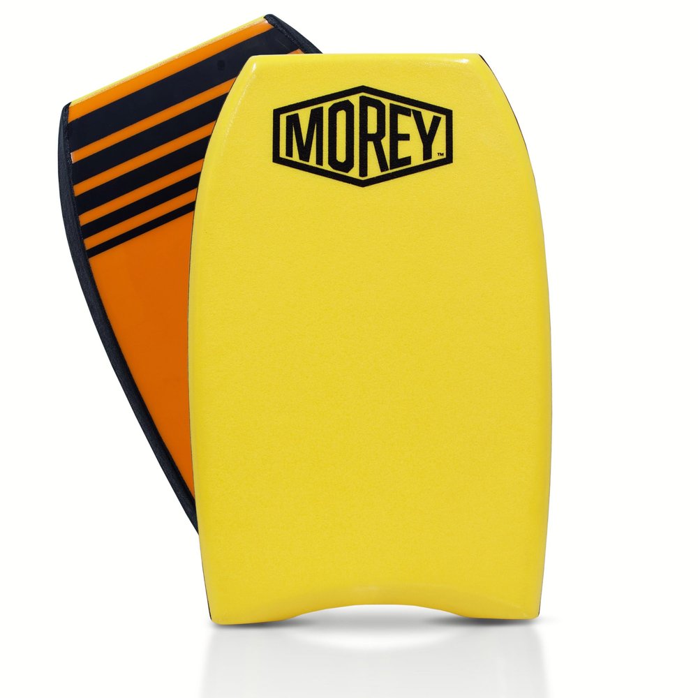 MOREY Mini Boogie Board 21 for Kids. Strong Core Body Boards for Beach with Comfortable Deck. Bodyboard Built with HDPE Slick for Bottom Speed (2026 Model)